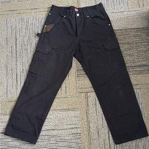 Wrangler Heavy Duty Black Cargo Pants